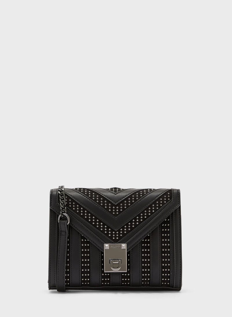 ALDO - Kiptyn Flap Over Crossbody Black - Image 1