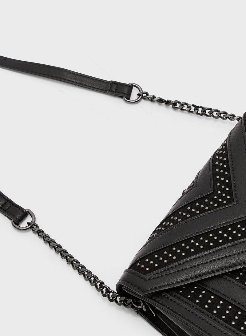 ALDO - Kiptyn Flap Over Crossbody Black - Image 1