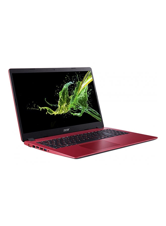 أيسر - لابتوب أسباير 3 A315-56-317N بشاشة عالية الوضوح مقاس 15.6 بوصة/ معالج إنتل كور i3/ ذاكرة رام سعة 4 جيجابايت/محرك أقراص صلب HDD سعة 1 تيرابايت/بطاقة رسومات إنتل UHD/DOS (بدون ويندوز) الإنجليزية/العربية الروكوكو الأحمر - Image 1