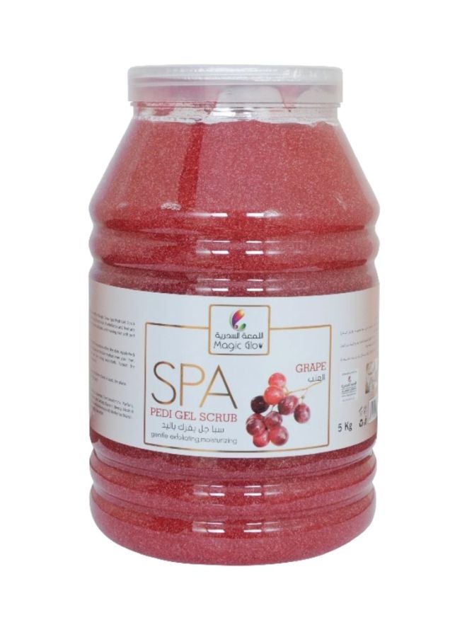 Magic Glow Spa Pedi Gel Scrub Red 5kg
