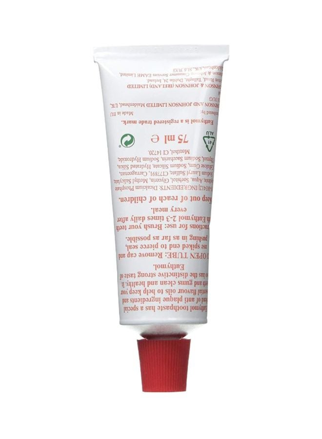 Euthymol - Pack Of 3 Original Toothpaste Multicolour 3x75ml - Image 1