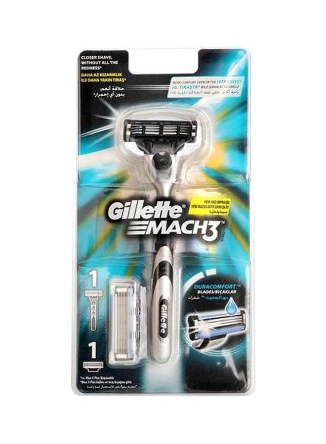 Gillette Mach3 Razors Silver/Black