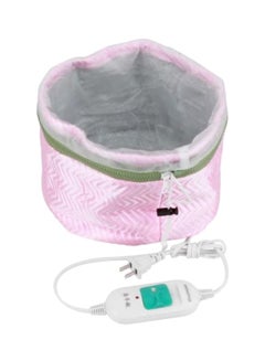 Hair Styling Spa Cap Pink/Green 23.4x22.4x5.4cm