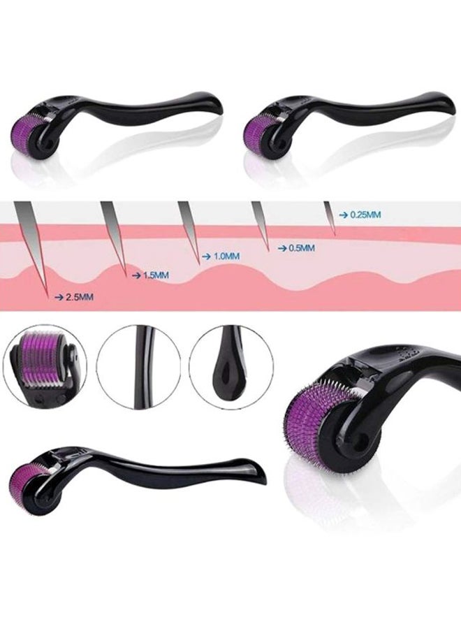 Derma Roller 540 Needle Roller System Black/Purple  - Image 3