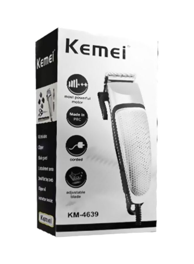 Kemei Electric Hair Trimmer KM-4639 Silver/Black - Image 3