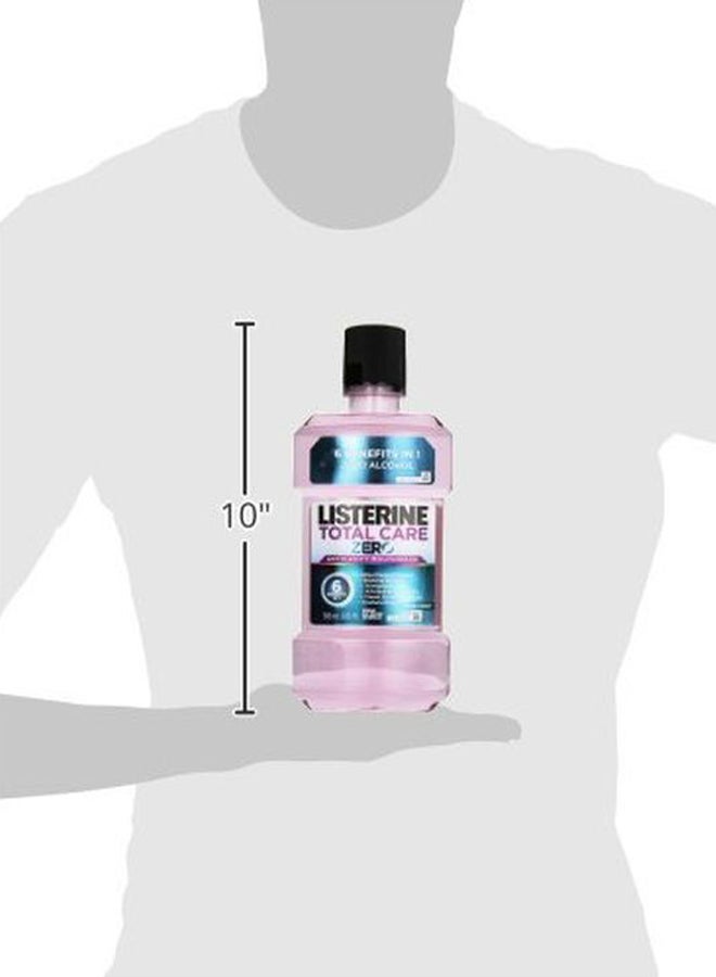 Listerine Total Care Zero Alcohol Smooth Mint Mouthwash Purple 500ml  - Image 5