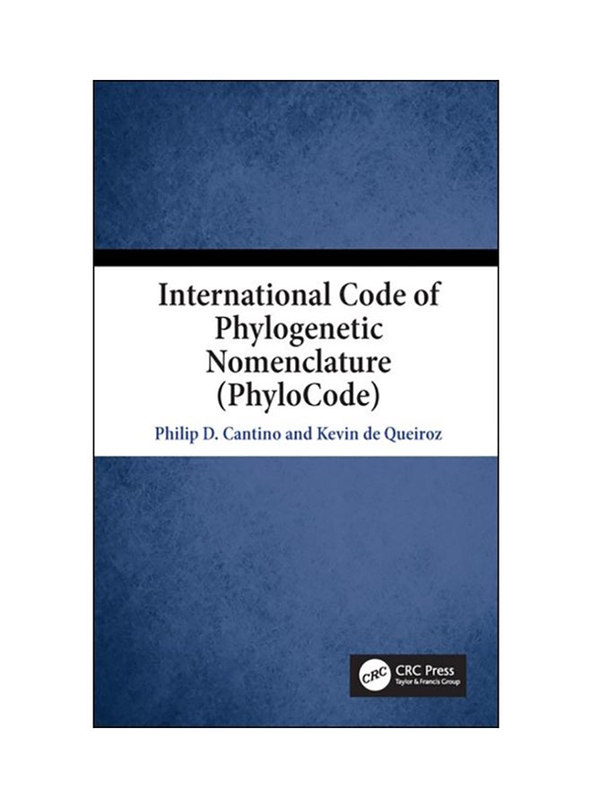 International Code Of Phylogenetic Nomenclature paperback english - 2020 