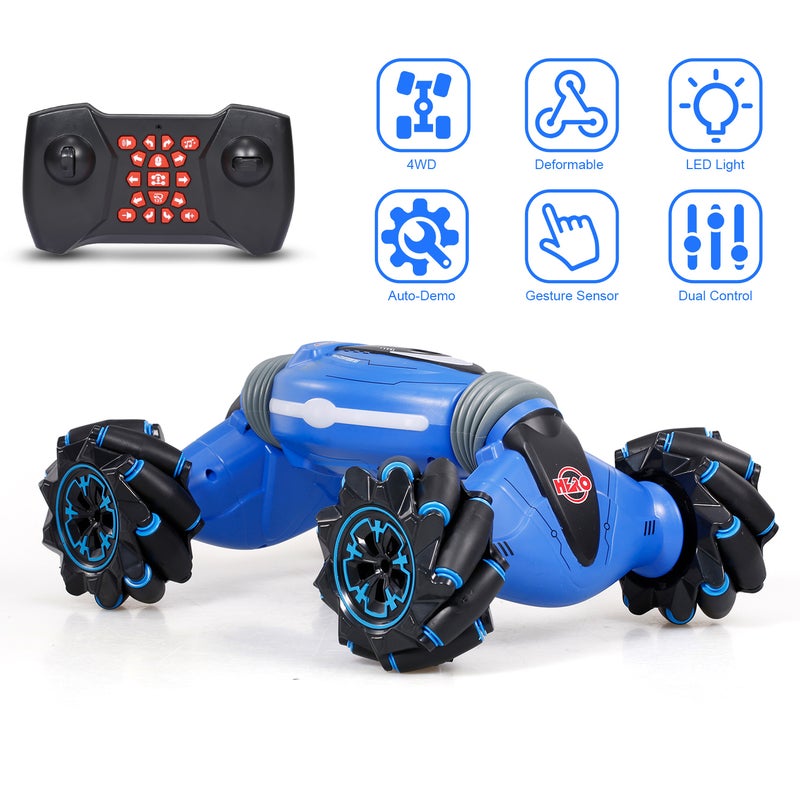2.4G Twisting Off-Road Vehicle Music Dancing Two Side Driving Gesture Sensing RC Stunt 37.5cm - Image 2