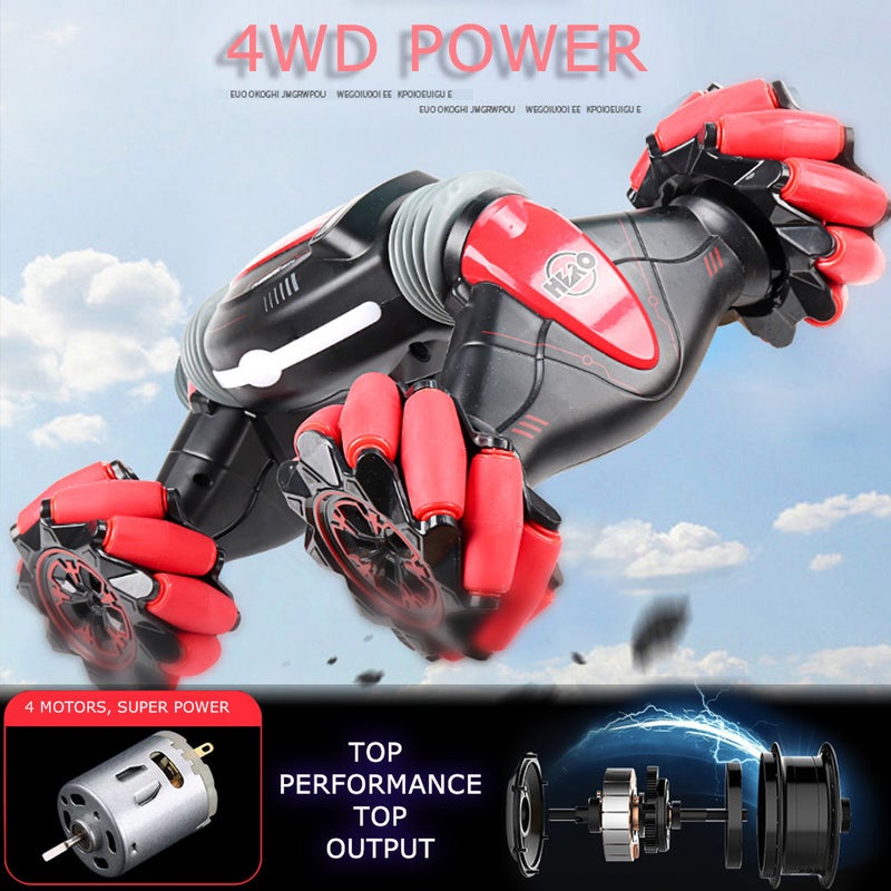 2.4G Twisting Off-Road Vehicle Music Dancing Two Side Driving Gesture Sensing RC Stunt 37.5cm - Image 5
