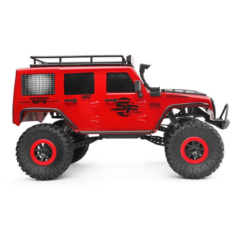 WLtoys - 104311 2.4G 1/10 4WD Off-Road Jeep SUV Brushed Motor Remote Control Crawler Car 53.5cm - Image 1