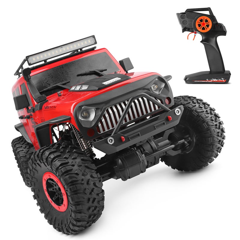 WLtoys - 104311 2.4G 1/10 4WD Off-Road Jeep SUV Brushed Motor Remote Control Crawler Car 53.5cm - Image 1