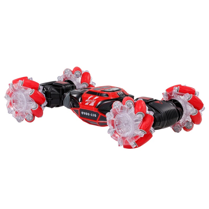 4WD Gesture Sensor Control Deformable Electric All-Terrain Transformable LED Light Stunt Car 32cm  - Image 3