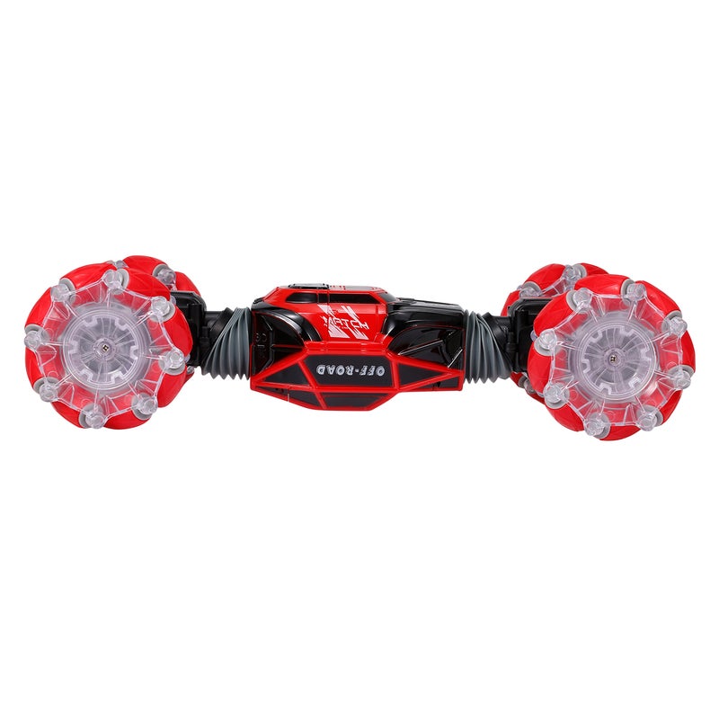 null - 4WD Gesture Sensor Control Deformable Electric All-Terrain Transformable LED Light Stunt Car 32cm - Image 1