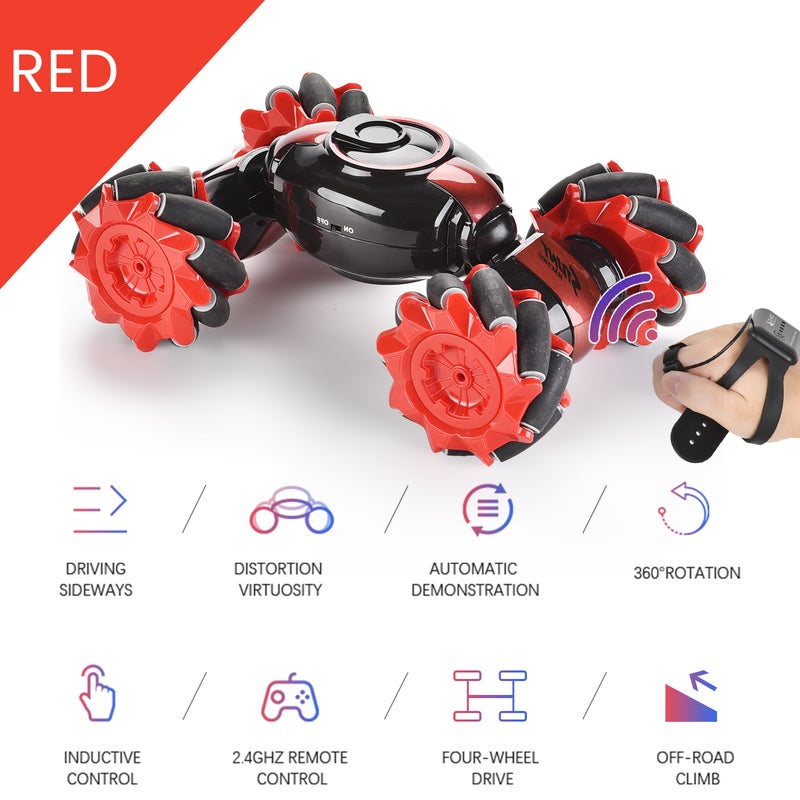 4WD 2.4G Gesture Sensor Control Deformable Electric All-Terrain Transformable Stunt Car 42cm - Image 1