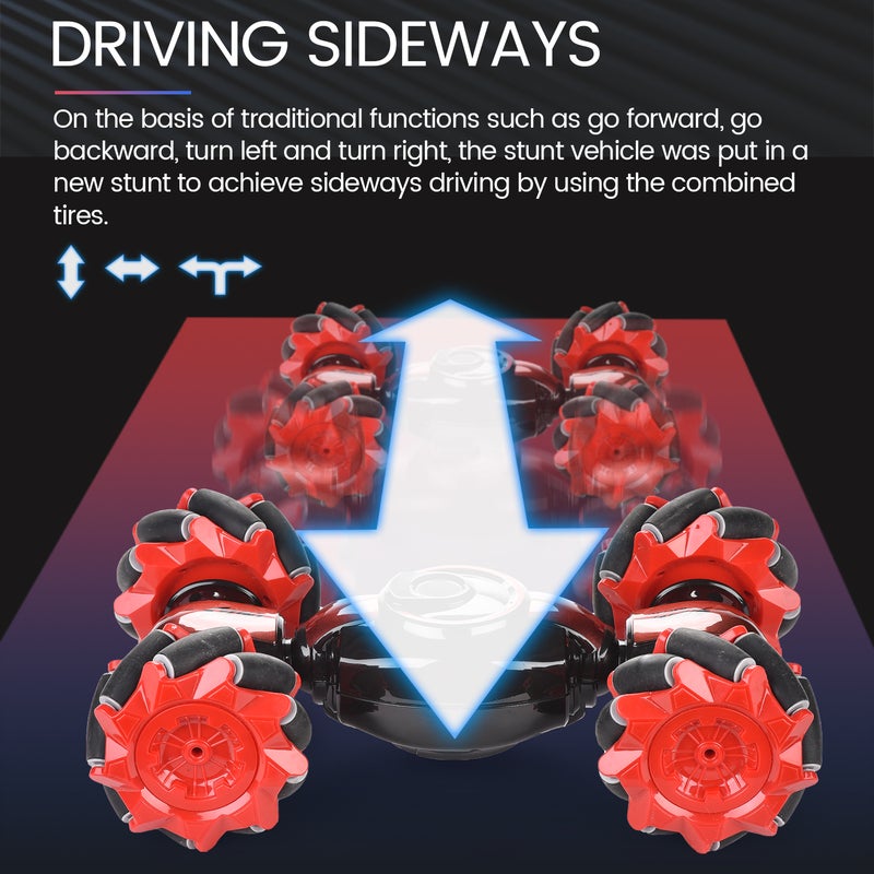 4WD 2.4G Gesture Sensor Control Deformable Electric All-Terrain Transformable Stunt Car 42cm - Image 5