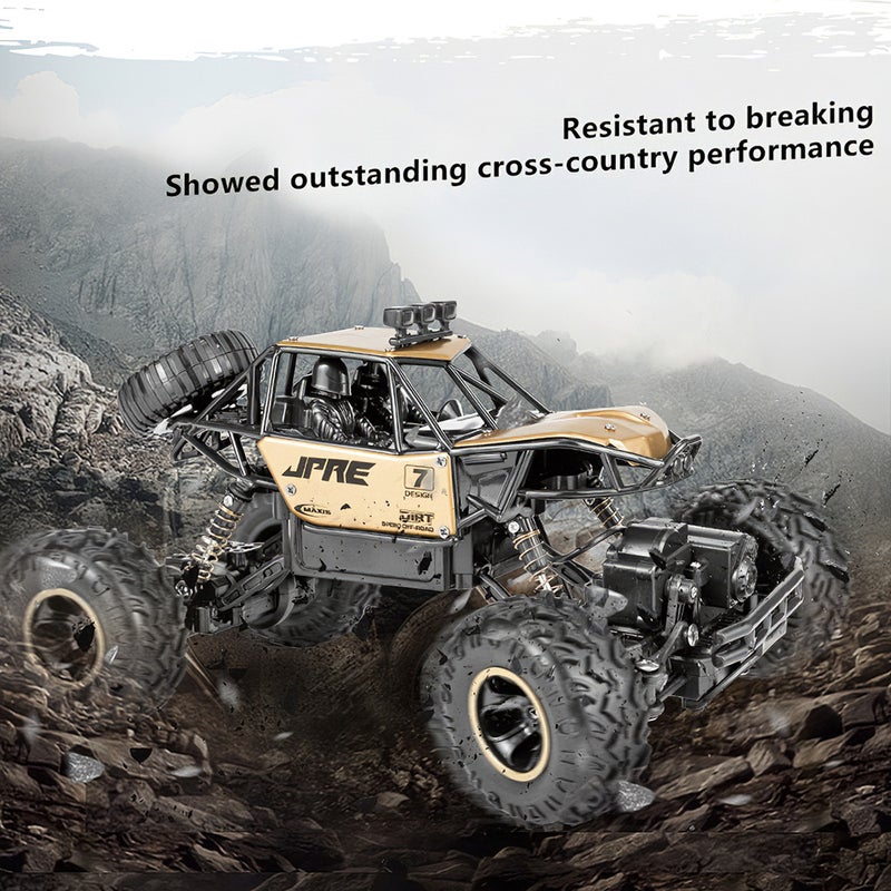 1/16 Scale 2.4GHz 4WD 15km/h RTR High Speed Climbling Off-Road Buggy Alloy RC Car 32cm - Image 4