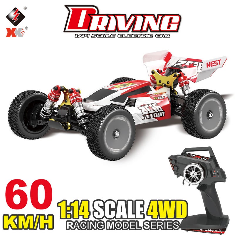 WLtoys XKS 144001 60km/h 1/14 Scale 2.4GHz 4WD RTR High Speed Off-Road Drift RC Buggy Car 41.5cm  - Image 1