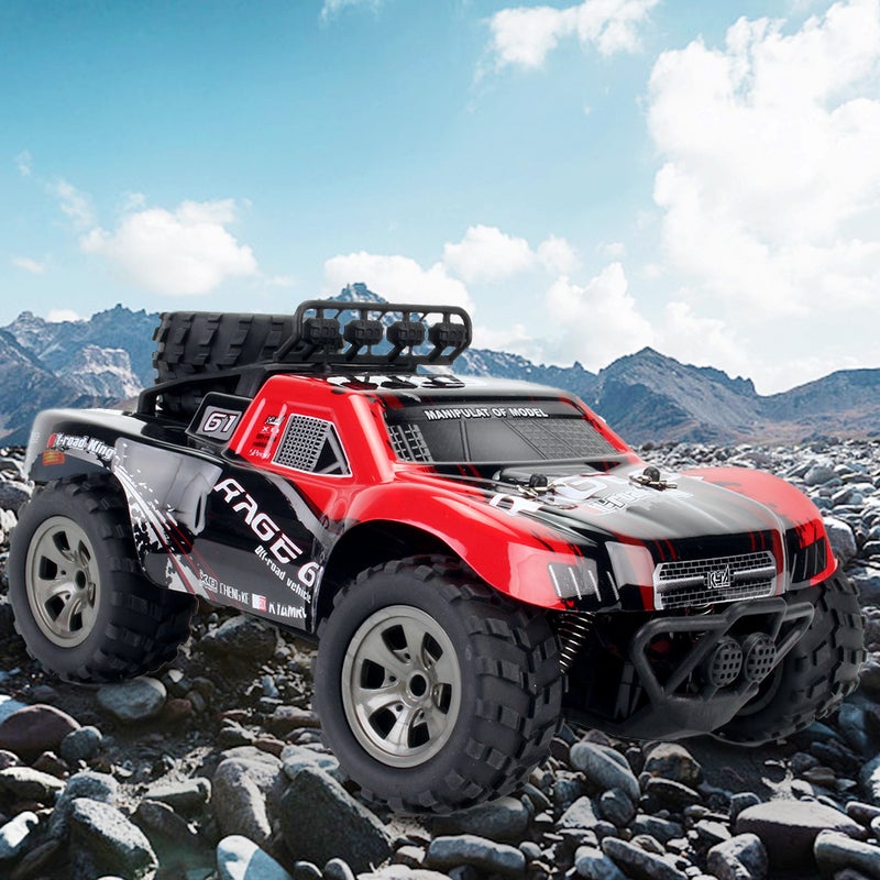KY-1885A 2.4GHz 1/18 2WD Off-Road King Short Big Wheel RC Truck 23.5cm  - Image 4