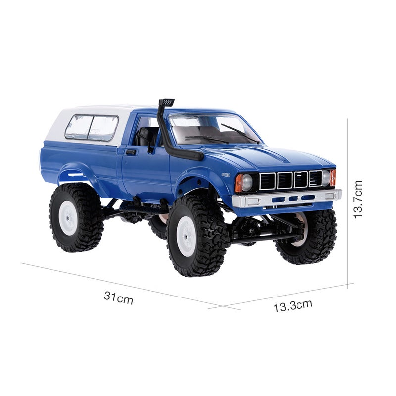 WPL C-24K 1/16 Scale 4WD Off-Road Truck DIY Toy With Motor Servo Kit 32.8cm  - Image 2
