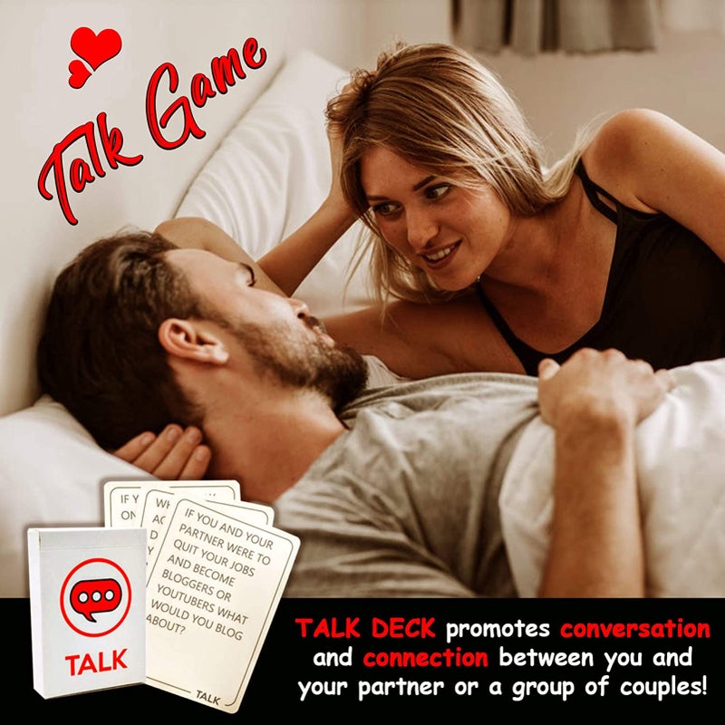 Generic - Talk Flirt Dare Question Card Game For Lovers Couples 20cm - Image 1