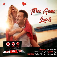 Generic Talk Flirt Dare Question Card Game For Lovers Couples 20cm  - Image 4