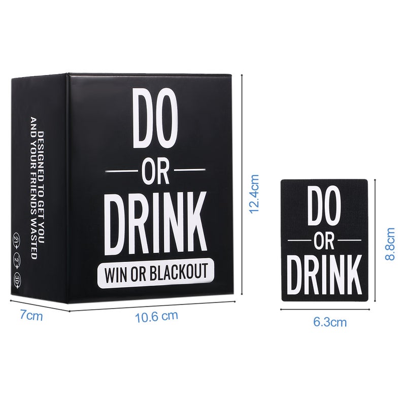 Do or Drink Win or Blackout Adult Party Card Game 12.4cm - Image 4