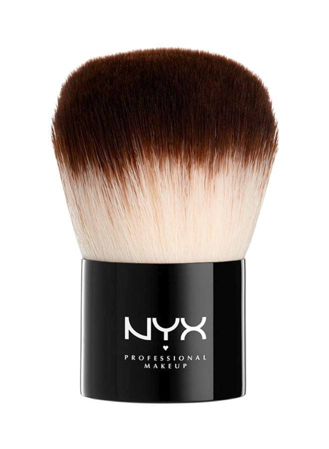 NYX PROFESSIONAL MAKEUP - Pro Kabuki Brush Brown/White/Black - Image 1