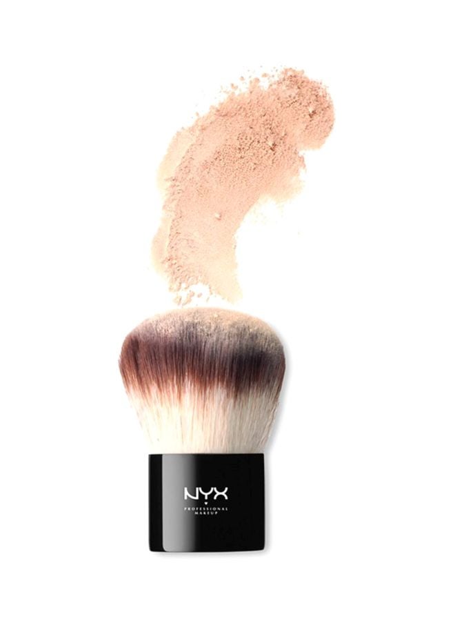 NYX PROFESSIONAL MAKEUP - Pro Kabuki Brush Brown/White/Black - Image 1