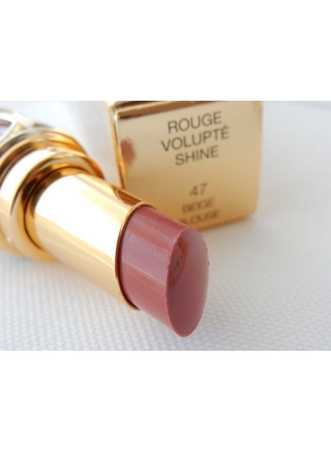 Yves Saint Laurent - Rouge Volupte Shine Lipstick 44 - Nude Lavalliere - Image 1