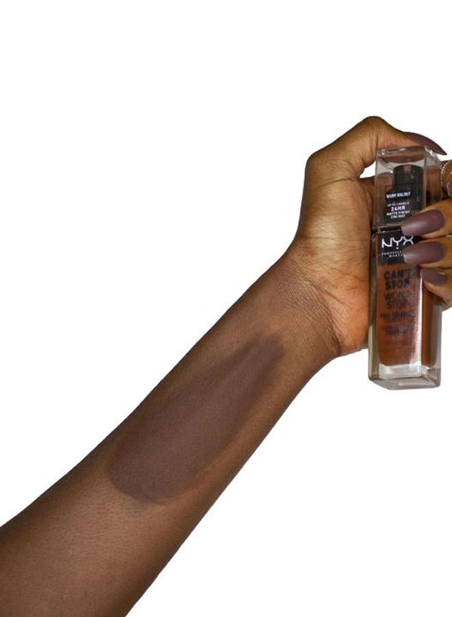 NYX PROFESSIONAL MAKEUP Can't Stop Won't Stop Full Coverage Foundation Warm Walnut  - Image 5