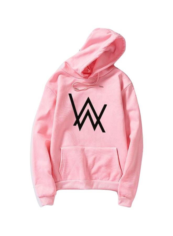 Printed Hoodie Pink/Black - Image 1