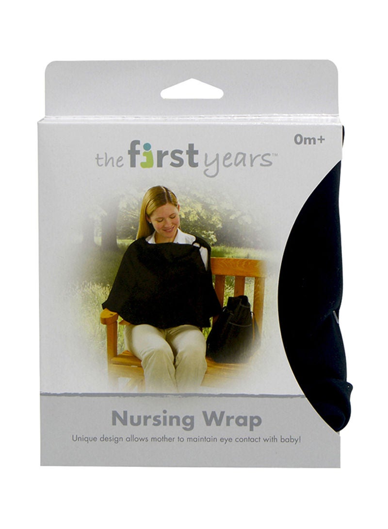 the FIRST years - Nursing Privacy Wrap Cover - Black - Image 1