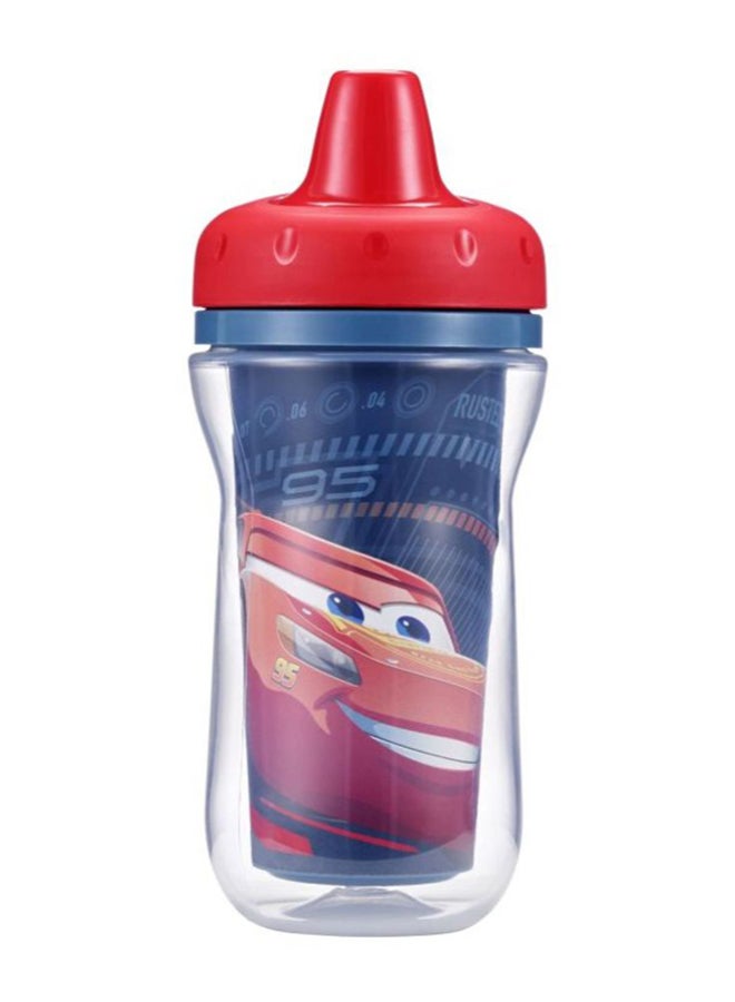 the FIRST years - Disney Pixar Cars 3 Insulated Sippy Cup, Pack Of 2, 9 oz - Blue/Clear/Red - Image 1