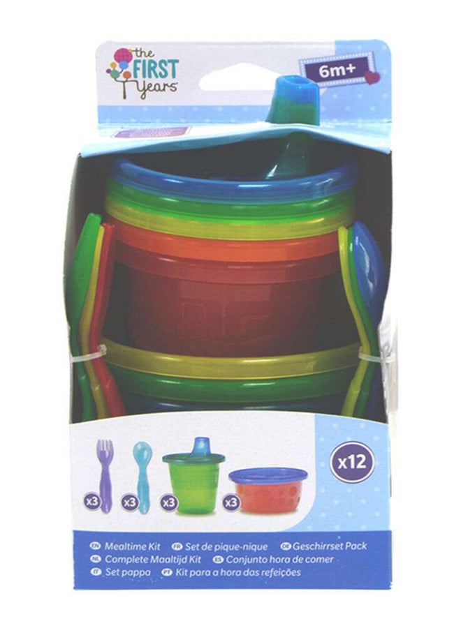 Take And Toss Feeding Set, Pack Of 12 - Multicolour - v1604496488/N12617498A_3