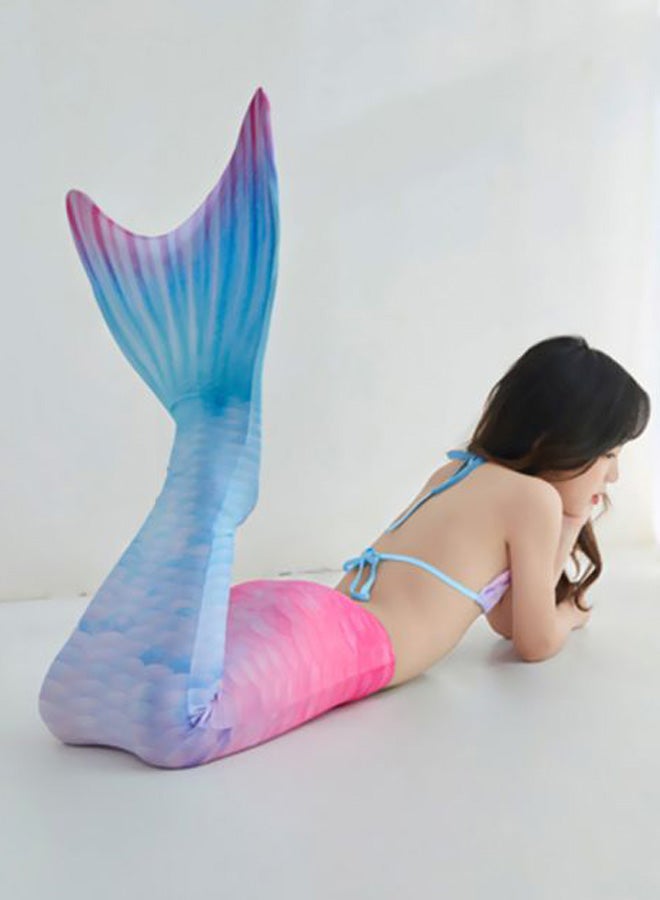 Mermaid Bikini Top And Bottom Set Pink/Blue - Image 2