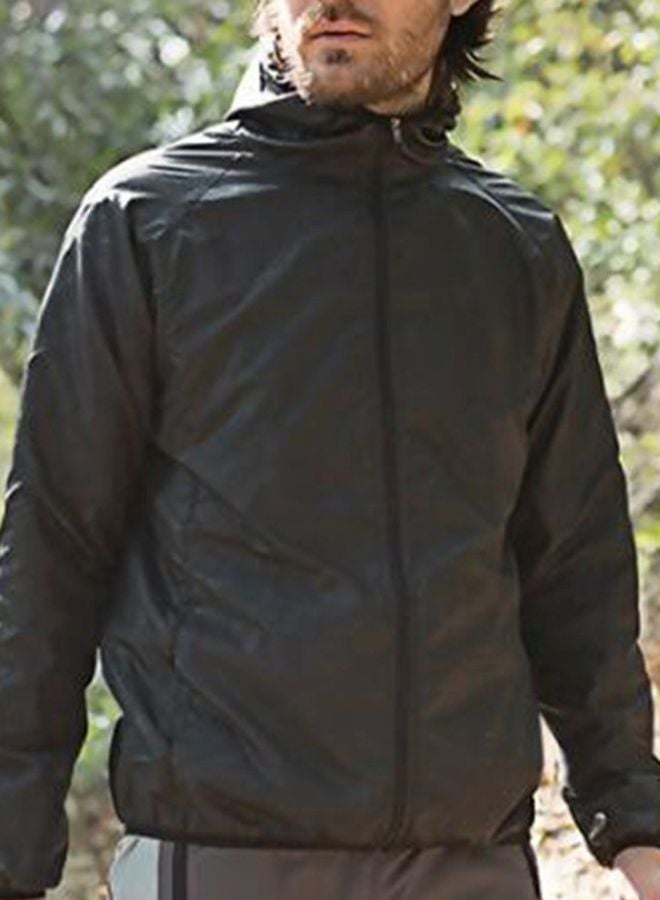 Solid Raincoat Black - Image 2