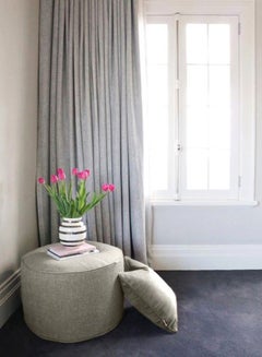 REGAL IN HOUSE Pouf With Cushion Light Beige  - Image 3