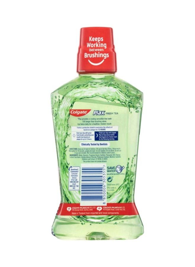 كولجيت غسول الفم بلاكس بالشاي المنعش أخضر 500ملليلتر - Image 2