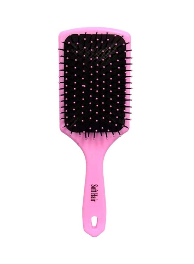 Soft Hair Hair Brush Pink/Black 30cm  - Image 1