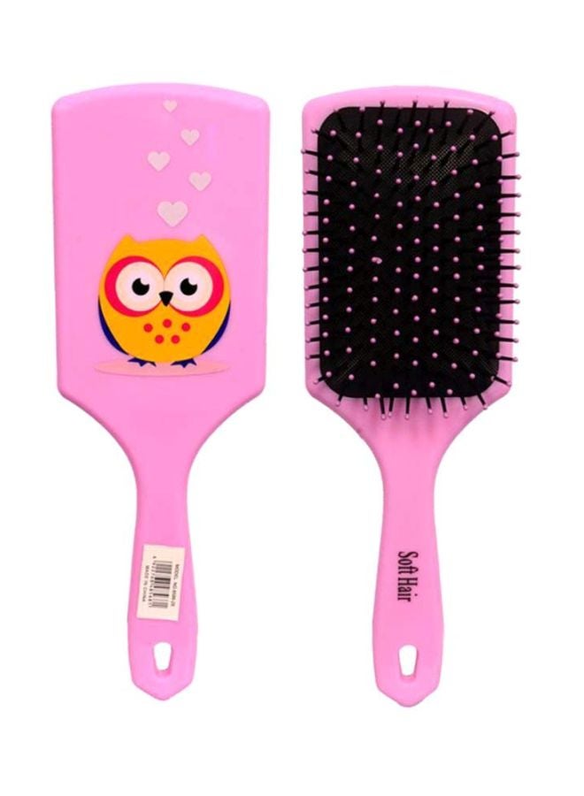 Soft Hair Hair Brush Pink/Black 30cm  - Image 2