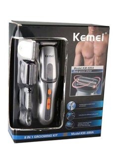 Kemei 8-In-1 Grooming Kit Grey/Black/Orange  - Image 3
