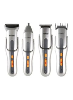 Kemei 8-In-1 Grooming Kit Grey/Black/Orange  - Image 2