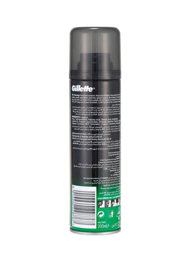 Gillette - Menthol Shaving Foam 200ml - Image 1