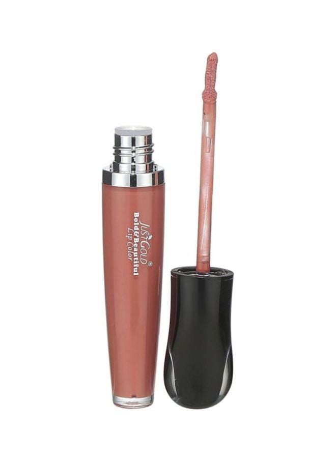 JUST GOLD Bold And Beautiful Liquid Matte Lipstick 10 Brown - Image 2