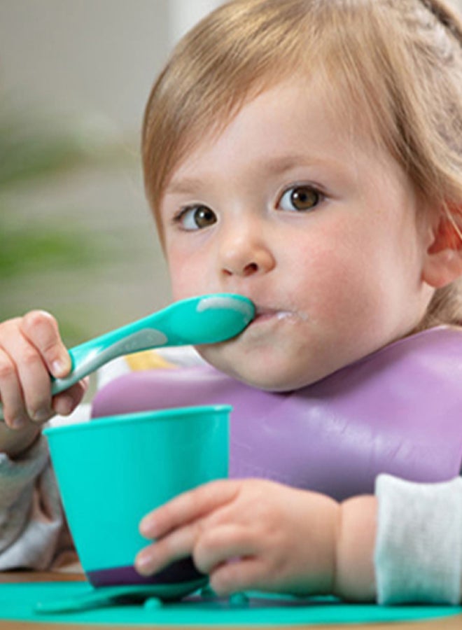 tommee tippee - Pack Of 5 Explora Easygrip Feeding Spoons, 7+ M, Multicolour - Image 1