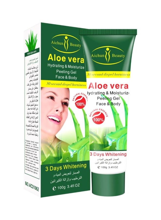 أيشون بيوتي جل تقشير الوجه والجسم بخلاصة الألوفيرا لتعويض المياه والترطيب  - Image 1