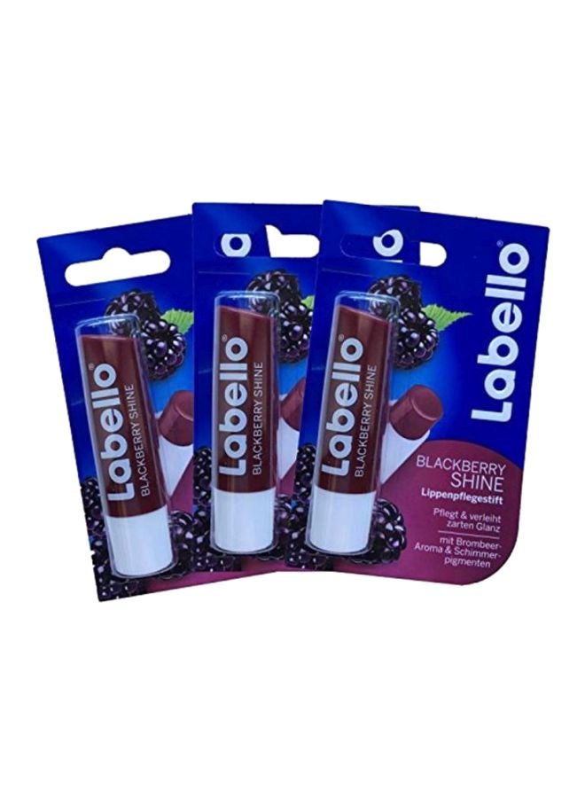 لابيلو مجموعة مرطب شفاه بلاك بيري شاين مكونة من 3 قطع 14.4جرام - Image 1