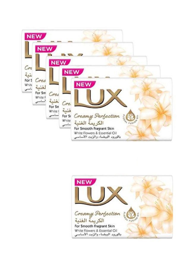 Lux Creamy Perfection Beauty Soap Bar Pack of 6 170grams - Image 1