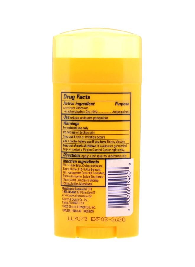 Arm & Hammer Ultra Max Advanced Protection Anti Perpspirant Deodorant 73grams - Image 2