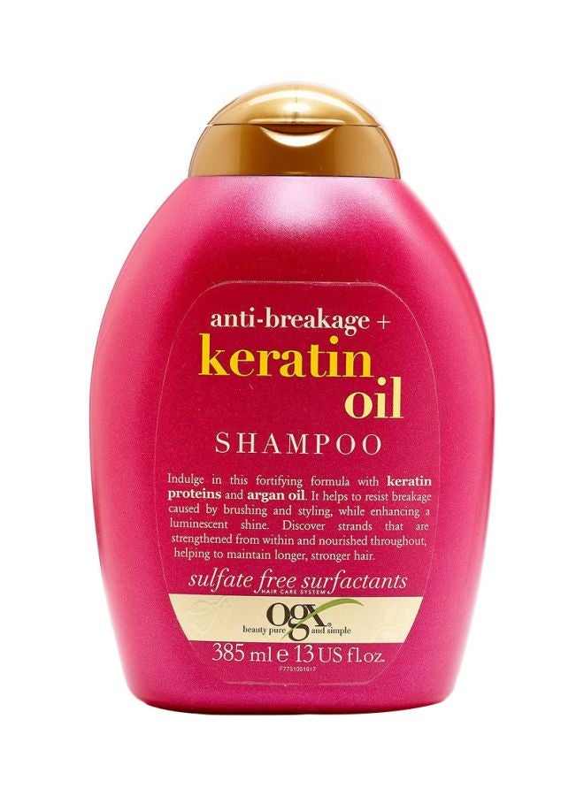 Ogx Anti-Breakage Keratin Oil Shampoo 385ml - Image 1